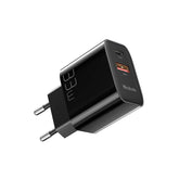 KIT CARREGADOR + CABO MCDODO 33W TURBO TIPO-C USB 2 EM 1